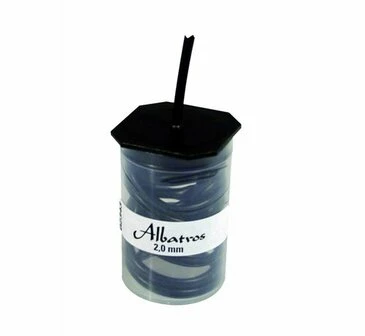 Albatros Dobber Siliconen Zwart 0.5 Mm / 1meter 3 Albatros Dobber Siliconen Zwart 0.5 Mm / 1meter